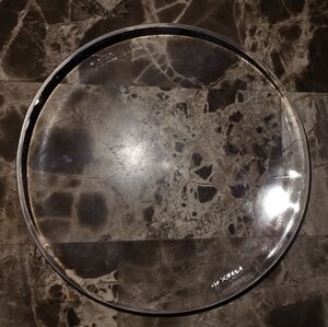 VINTAGE PROJECTOR LENS 5" ACROSS CONCAVE GLASS FILTER MADE IN USA